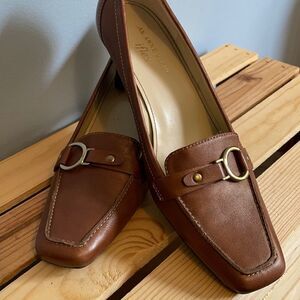 Anne Klein iflex Feller Square Toe Heel Sz 7.5